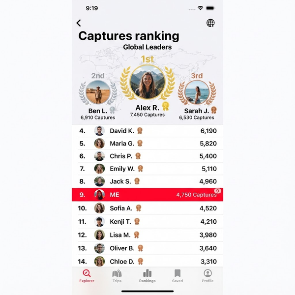 Tripsi global captures ranking leaderboard